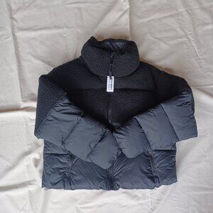 NWT Old Navy Black Cropped Puffer Jacket